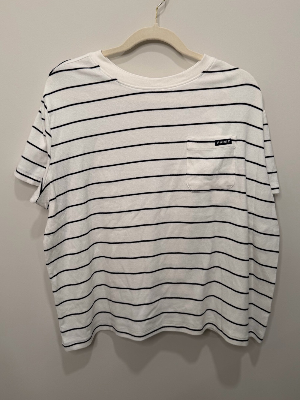 Parke x Target Navy White Striped Pocket T-Shirt NWT Size XXL